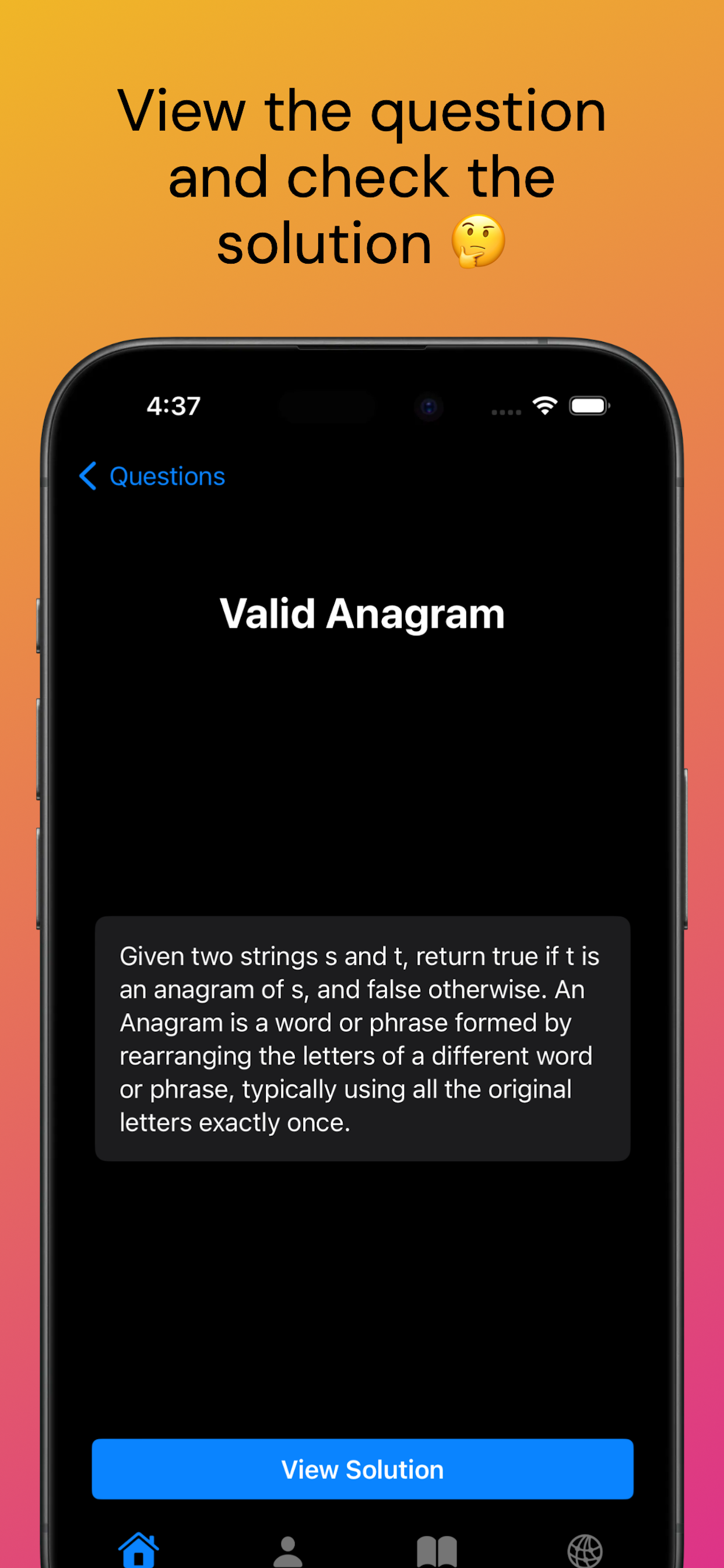 first screenshot